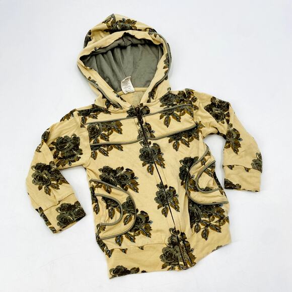 Kate Quinn Tan Full Zip Hooded Jacket - Picture 1 of 5